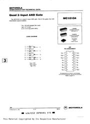 MC10104P 数据规格书 1