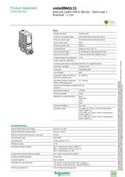 XMLA300D2C11 数据规格书 1