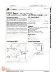 LM4876 datasheet.datasheet_page 1