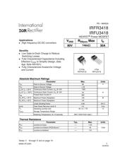 IRFR3418 datasheet.datasheet_page 1