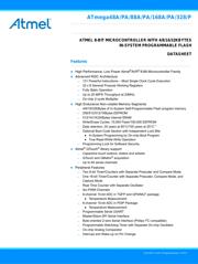 ATMEGA48PA-AU Datenblatt PDF