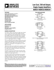 AD8532ARUZ Datenblatt PDF