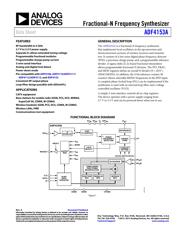 ADF4153ABCPZ 数据规格书 1