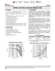 LMH6702MA/NOPB Datenblatt PDF