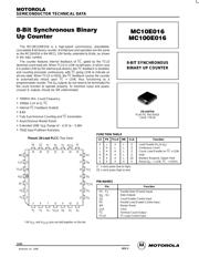 MC10E016FN 数据规格书 1