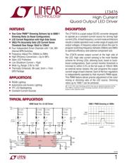 LT3476EUHF#PBF Datenblatt PDF