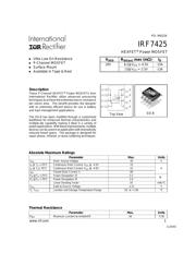 IRF7425TRPBF datasheet.datasheet_page 1