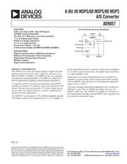 AD9057BRS-60 Datenblatt PDF