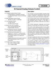 CS3318 datasheet.datasheet_page 1