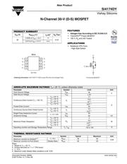 SI4174DY-T1-GE3 数据规格书 1