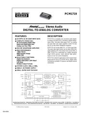 PCM2702EG4 Datenblatt PDF