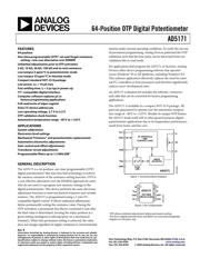 AD5171BRJ5-R2 datasheet.datasheet_page 1