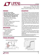 LT1636CMS8 Datenblatt PDF