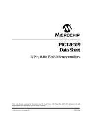 PIC12F519-I/MC Datenblatt PDF