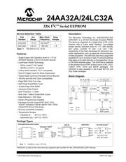 24LC32A-I/PG 数据规格书 1