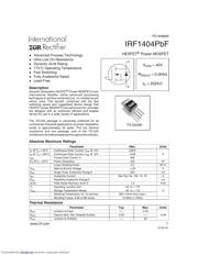 IRF1404PBF datasheet.datasheet_page 1