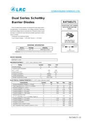 BAT54SLT1 数据规格书 1