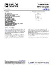 ADL5610 datasheet.datasheet_page 1