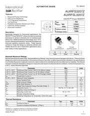 AUIRFS3207ZTRL 数据规格书 1