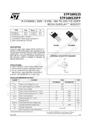 STP16NS25 datasheet.datasheet_page 1