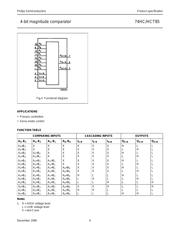 74HC85N 数据规格书 4