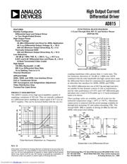 AD815AYS datasheet.datasheet_page 1