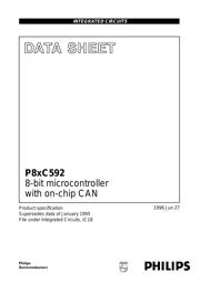 P80C592FFA/00,518 datasheet.datasheet_page 1