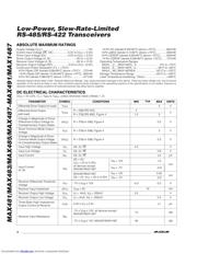 MAX481 数据规格书 2