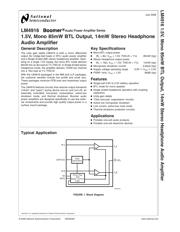 LM4916MMX/NOPB datasheet.datasheet_page 2