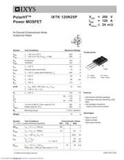 IXTK120N25P datasheet.datasheet_page 1
