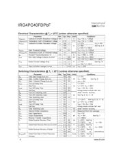 IRG4PC40FDPBF datasheet.datasheet_page 2