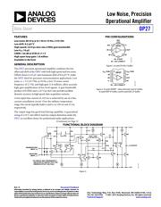 OP-27N datasheet.datasheet_page 1