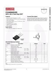 FGH60N60SMD 数据手册