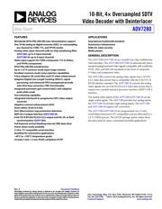 ADV7280KCPZ Datenblatt PDF
