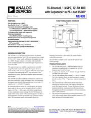 AD7490BRUZ Datenblatt PDF