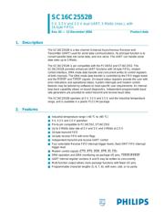 SC16C2552BIA44-T datasheet.datasheet_page 1