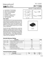 IRF7306TR 数据规格书 1