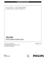 74LV259DB 数据规格书 1