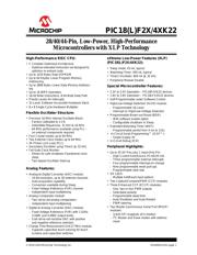 PIC18F25K22-E/ML 数据规格书 1