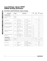 MAX4610CSD+T 数据规格书 4