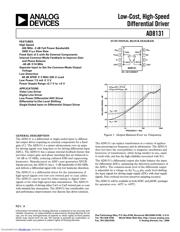 AD8131 datasheet.datasheet_page 1