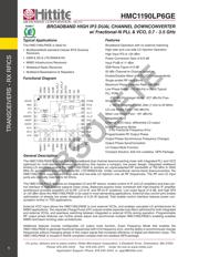 HMC1190LP6GE datasheet.datasheet_page 3