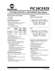 PIC16CE624-20/JW datasheet.datasheet_page 1