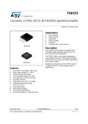 TSB572IST 数据规格书 1