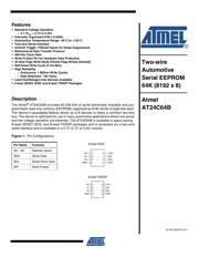 AT24C64B-10PU-2.7 数据规格书 1