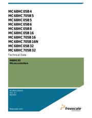 MC68HC705B16NCFN Datenblatt PDF