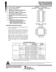 SN74LV240APWT 数据规格书 1