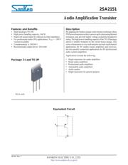 2SA2151 datasheet.datasheet_page 1