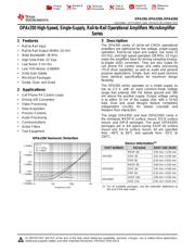 OPA2350UA Datenblatt PDF