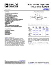 AD7683ARMZ Datenblatt PDF
